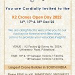 K2 Cranes - Open Day 2022