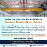 Double the Power, Double the Efficiency Embrace Double Girder Cranes!
