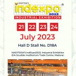 We are thrilled to invite you to visit our stall at INDEXPO 2023 - the Largest Industrial Exhibition organized by MADITSSIA