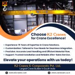 Choose K2 Cranes for Crane Excellence!