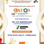Invitation for Excon Exhibition 2023