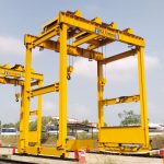 15T+15T (30Ton) 2Nos Double Girder Gantry Cranes for Railway Industry